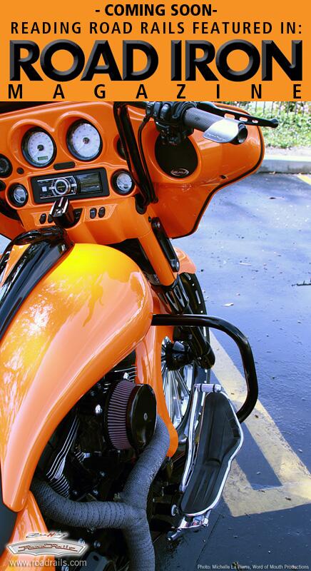 ReadingDesigns's tweet image. We're honored to have #RoadRails featured soon on #RoadIronMagazine. #HarleyDavidson #laughlinriverrun