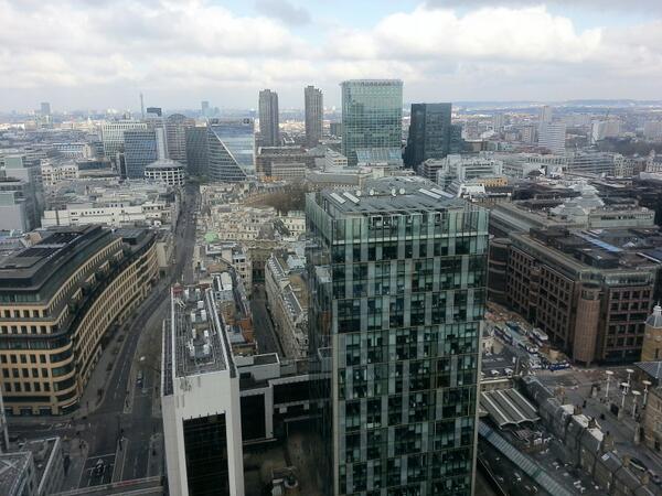 RossLusted's tweet photo. The view from todays location!  #herontower http://t.co/Np8M00Vpd0