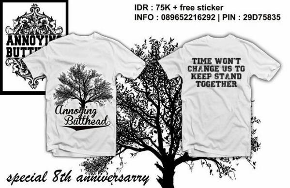 Kita sudah mulai pre order merchandise yg baru nih, order langsung hubungi :  +6289652216292 (topik) :)