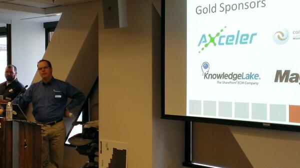 talbott's tweet image. #spsbos gold sponsor @KnowledgeLake Tim Ferrell at @SPSBoston keynote