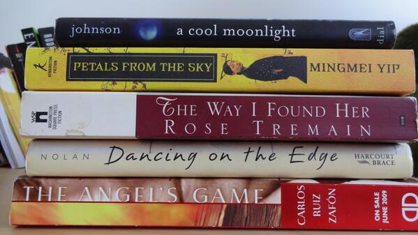 book spine poetry