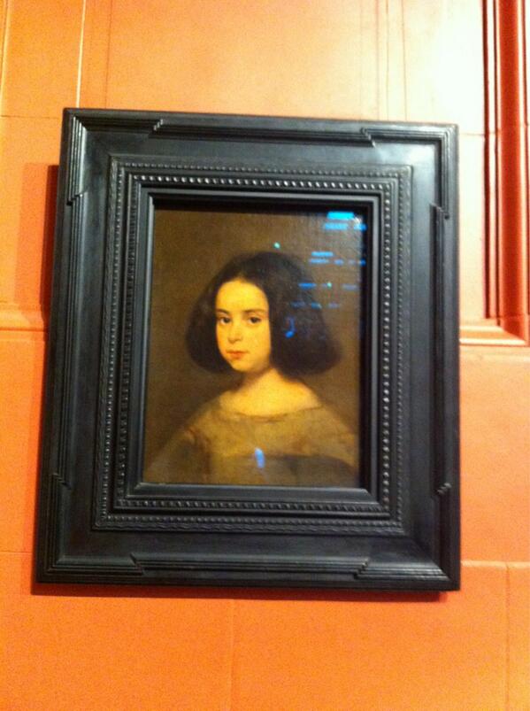 cubrandon's tweet photo. Velázquez, Retrato de una niña #1201bv #arthum http://t.co/rK9KWHmd4E