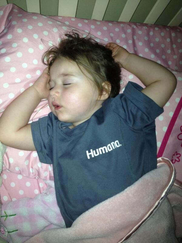 oozo's tweet photo. @WarriorsInSuits. One tuckered out Humaniac. Excellent job team! #humanavitality http://t.co/xfOmFjpfZj