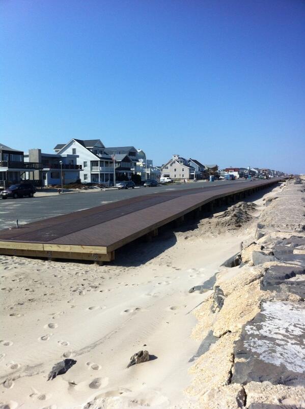 BATMANassistant's tweet image. And it's back, a block longer than before #Belmar #winning #FUSandy