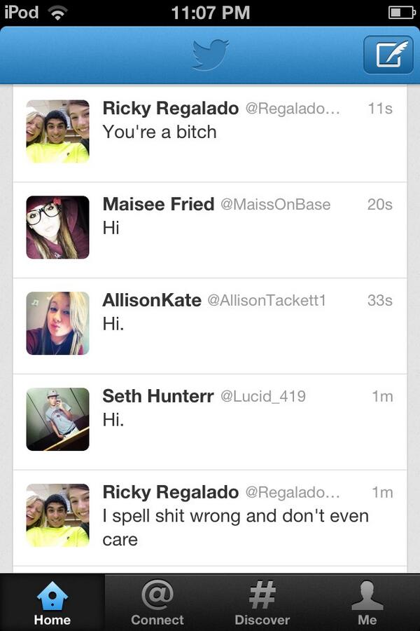 AllisonTackett1's tweet photo. Hi. 😂 @MaissOnBase @Lucid_419 http://t.co/ZJOfoqx4ss