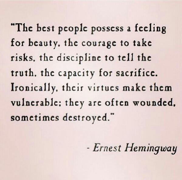 markfish74's tweet photo. That Ernest Hemingway guys was good!!!Wishing Emile Baron a speedy recovery from his broken leg injury sustained LN!! http://t.co/IA99prKLIF