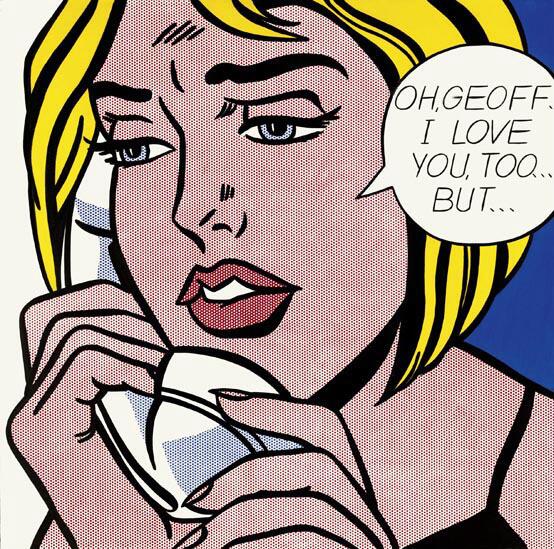 TheGeoffProject's tweet image. #thegeoffproject #geoff #Lichtenstein #tatemodern 365 days of Geoff No.43