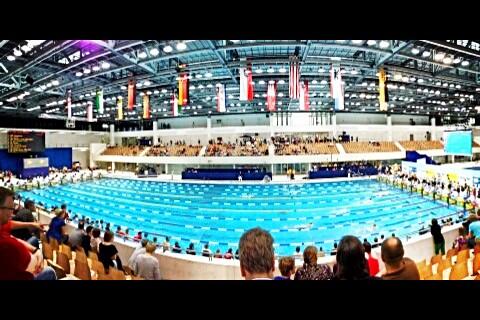 Last day of German national championships! Love this pool! #swimming
