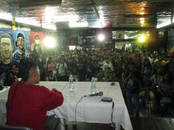 ElSamurai_'s tweet photo. !!! RUEDA DE PRENSA DE SAMURAI EN " LATINOAMERICA UNIDA" ANOCHE REPRESENTANDO EN DF#SPECTRALENTER http://t.co/1xuSR0jBjt