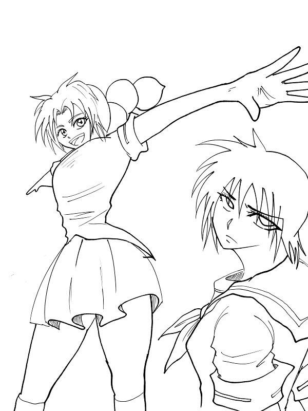 線画でもう満足満足しちゃったから漫画よむ 