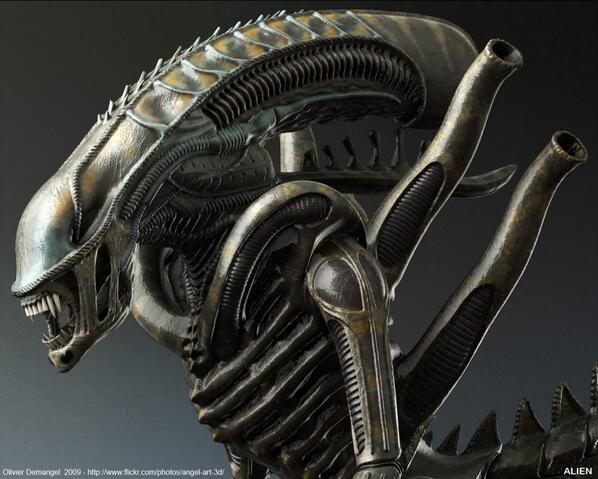 Плагиат чужого. Alien 3 Xenomorph голова.