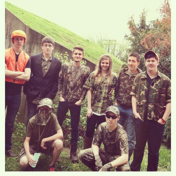 Friends in #Camo.  #HunterOrange #Synergy #Worship