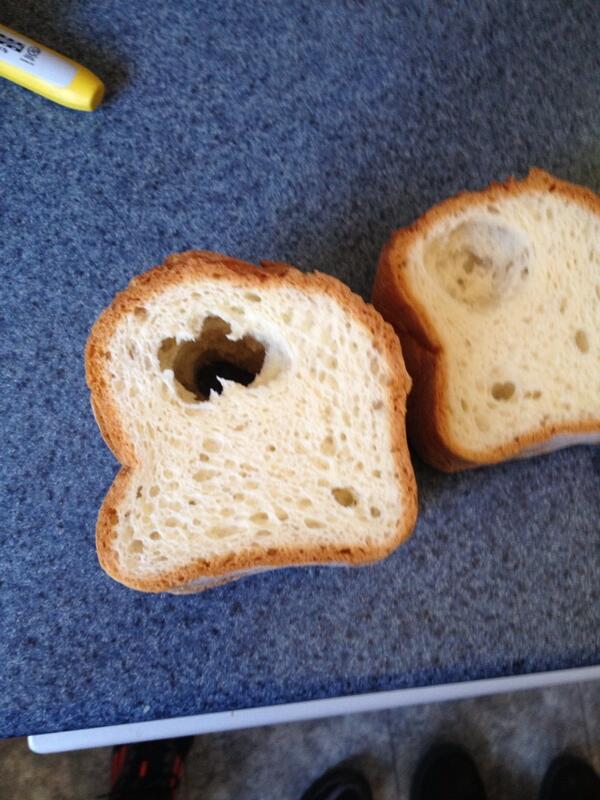 @udisglutenfree my loaf had a giant air hole all the way through. #expensiveair