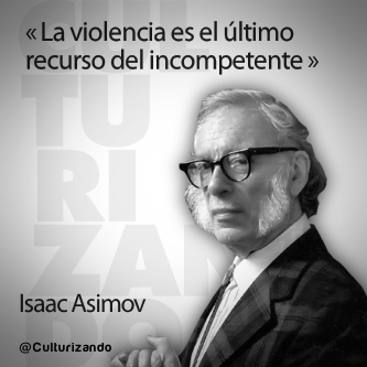 Culturizando's tweet photo. ¡Exprésate contra la violencia! #NoMasViolenciaVenezuela «La violencia es el último recurso del incompetente» http://t.co/9YEJxL2IDy