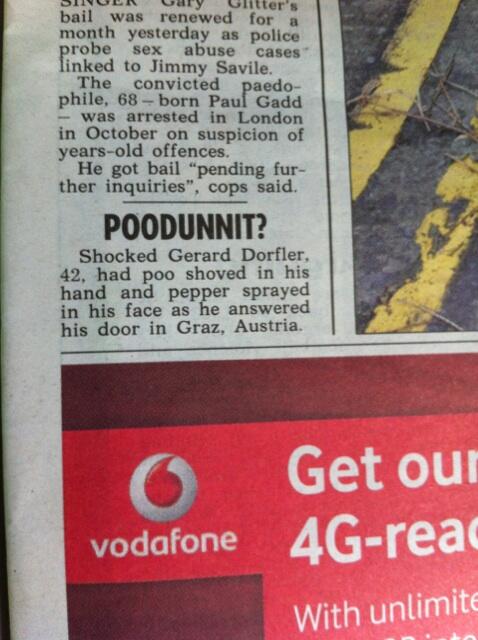 LucasPye's tweet image. Haha what!? 😳 #TheSun #PooDunnit