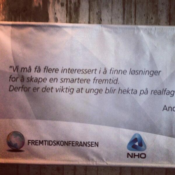 <a href="/fremtidskonf/">Fremtidskonferansen</a> <a href="/permortenhoff/">Per Morten Hoff</a> Mye spennende tanker på NHO Framtidskonferansen