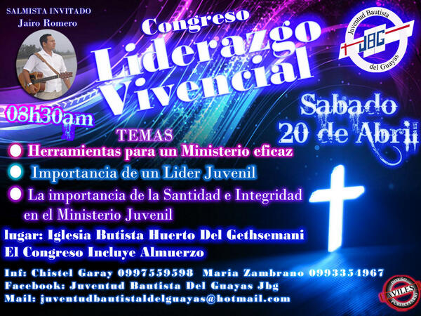 JBGuayas's tweet photo. Dios no elige personas capacitadas, Él capacita a los elegidos. 
no te puedes perder la oportunidad del Congreso JBG http://t.co/9JKleWBXc5
