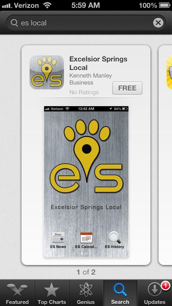 ExcSprLocal's tweet image. We&apos;re now available on the @AppStore!