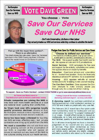 McnabbTeddy's tweet image. VOTE DAVE GREEN NORTHAMPTON SAVE OUR SERVICES #LIBLABS CANT WIN, KICK THE #TORY OUT! #SoS @BBCNorthampton