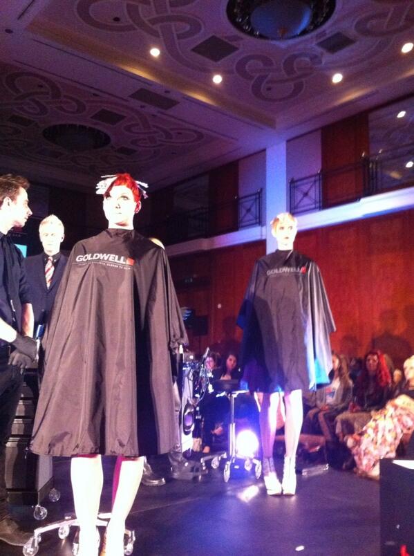Models getting the Topchic treatment at the <a href="/goldwelluk/">Goldwell UK</a> #topchiciconictour
