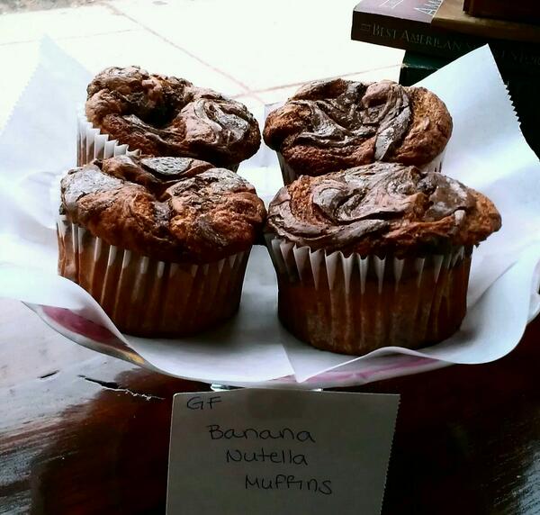 Banana. Nutella. Amazing. Oh, and gluten free. Boom.