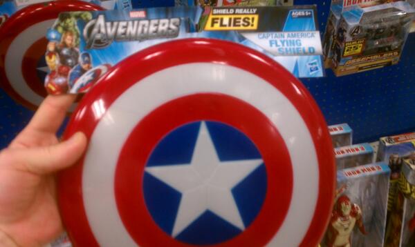 captain america frisbee
