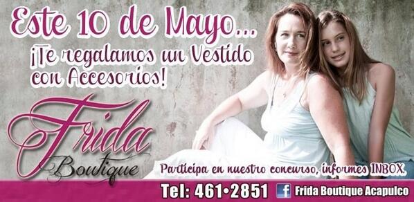 FridaBoutique's tweet photo. Participa!!! Para más información contactanos via #fb  o mandanos un mail a fridaboutiqueacapulco@gmail.com http://t.co/pSQPzD56YY