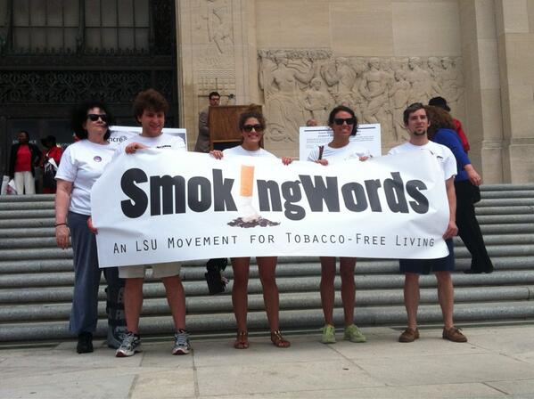 Showing our support! #smokingwords #tobaccotax