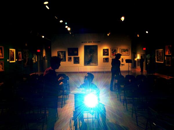 Best job in the world today: wander around museum and take pictures of a multimedia opera throughout the galleries.