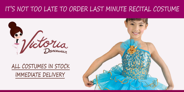 If you are still in need of purchasing a recital costume, it's not too late. We're just one phone call away!