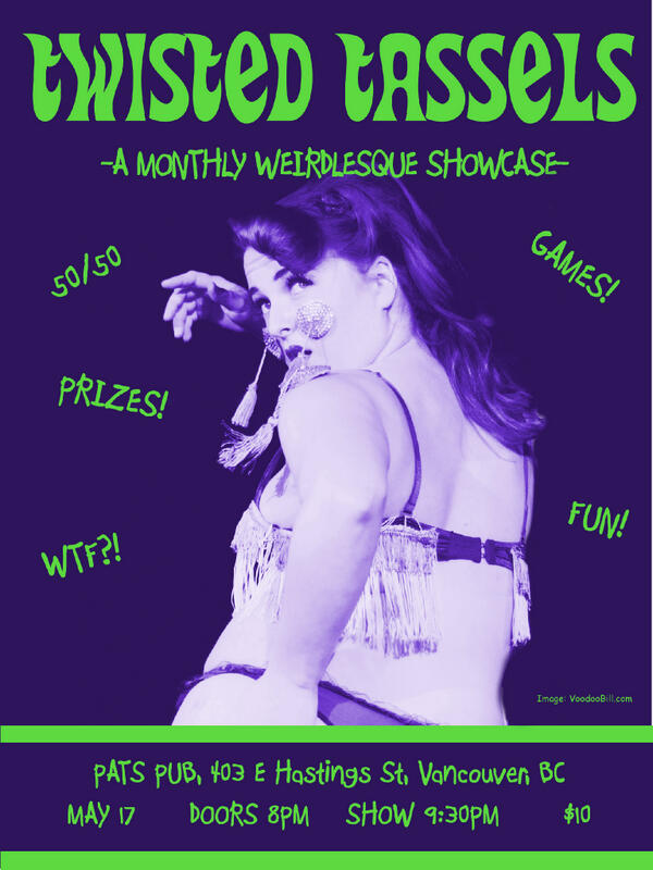 TwistedTassels's tweet photo. Oh, its on! #burlesque #vancouver #weirdlesque http://t.co/Pl2lOwTz8i