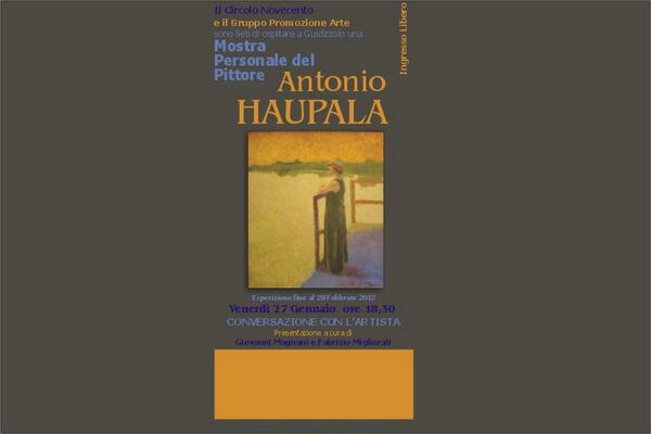 artenovecento's tweet photo. Tracce d'Arte - ANTONIO HAUPALA al Circolo Novecento
Dicembre 2011 / Febbraio 2012 http://t.co/BAEe18Q6CH