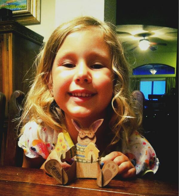 fishging's tweet image. Thanks @grazeusa. My little girl loves the bunny.