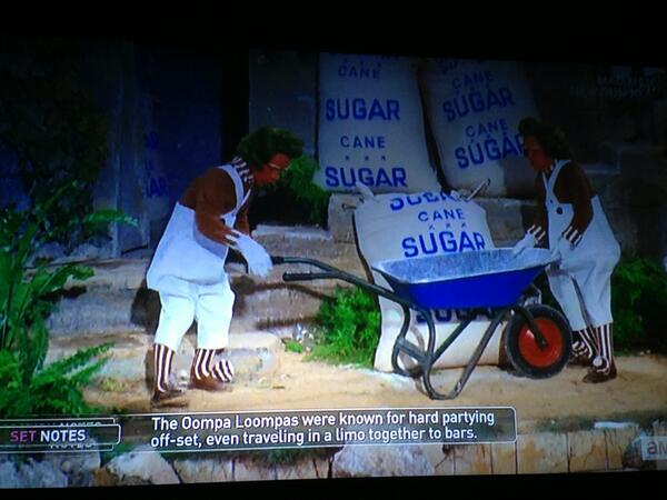 DukeofDevereaux's tweet image. I want to party like the Oompa Loompas. @AMC_TV #willywonka #storynotes