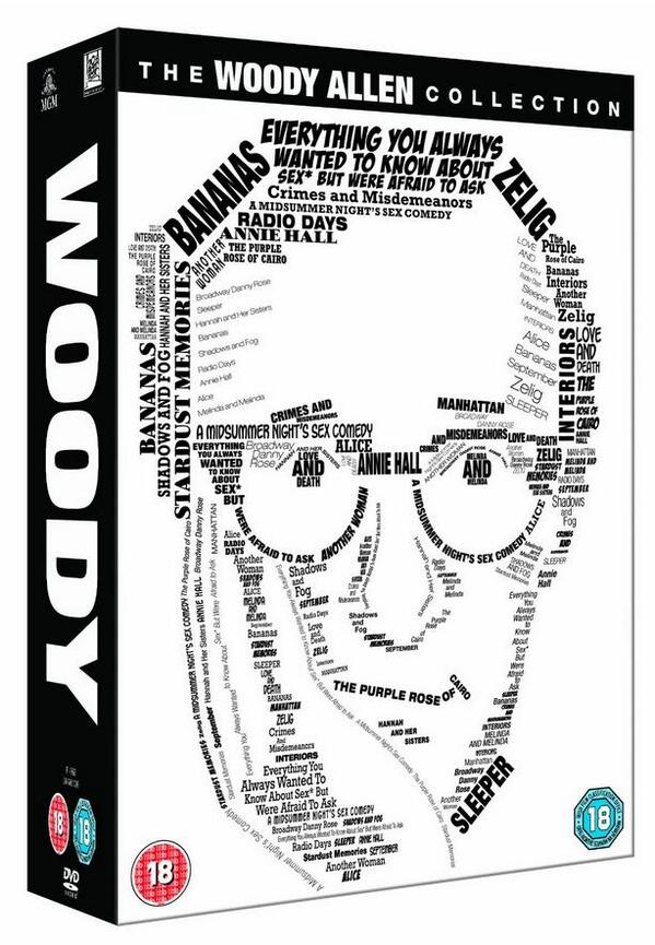ofertitas's tweet photo. Colección 20 películas de Woody Allen en DVD (sí, sí... VEINTE) en castellano por 37€ http://t.co/4ZWw4IkS7M http://t.co/1qvbUwvzEf