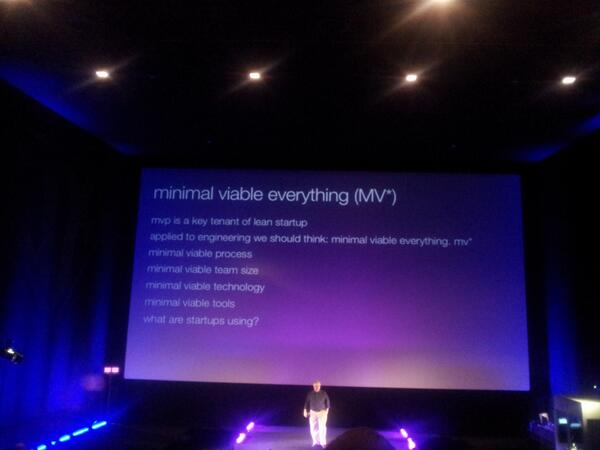 pompelska's tweet photo. Minimal Viable Everything #uxpl http://t.co/yY3gBhYJAd
