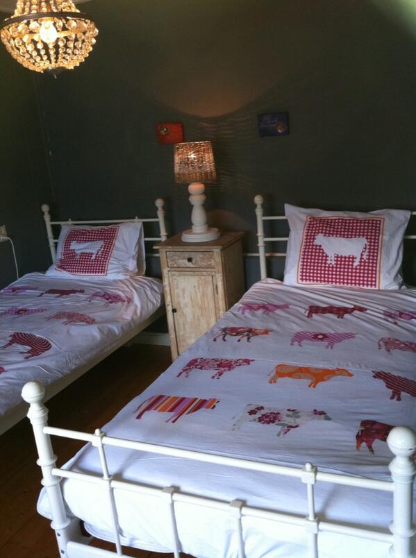 De #koeien in onze stal liggen op heerlijke matrassen! En de koeien in onze Logeerderij doen het niet voor minder ;-)