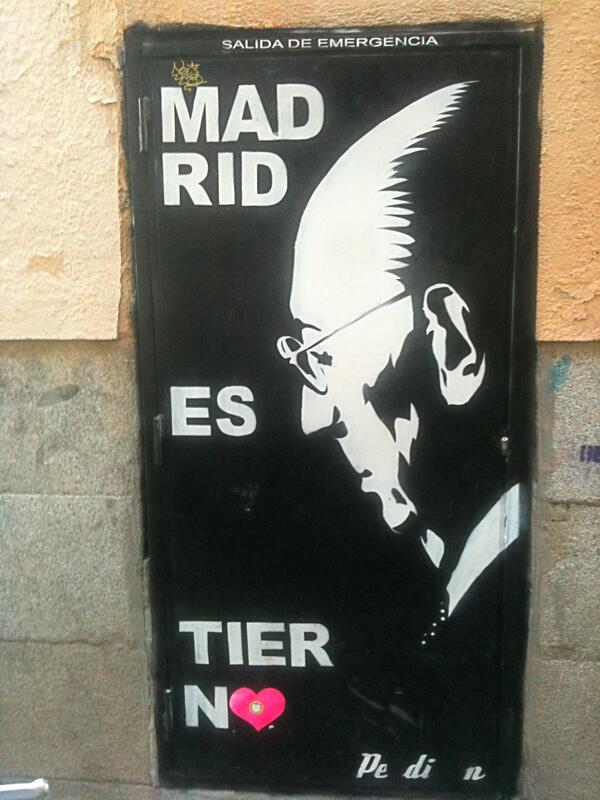 nodosarq's tweet image. &quot; #Madrid es Tierno&quot; #Urbanhacking en la calle La Palma