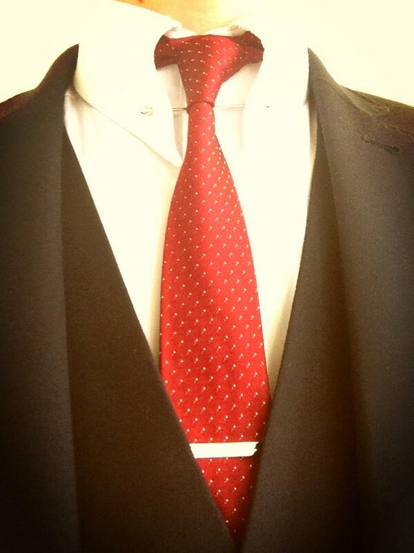 Big T Ernoult gave me his great, great grand grandfathers tie. At least 50 years old #timelesspiece #trulyvintage