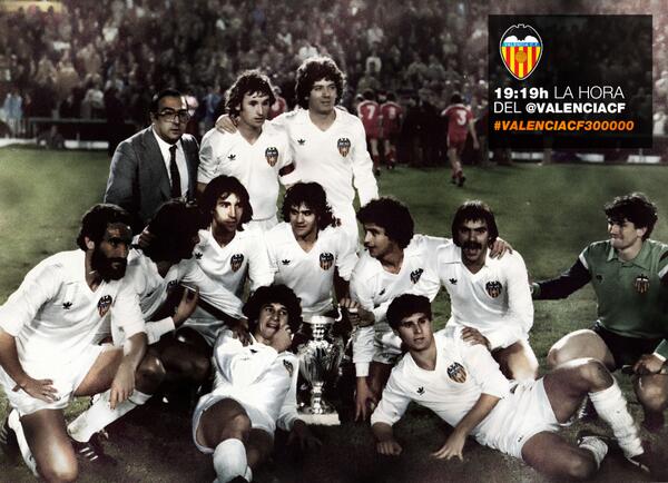 #VALENCIACF300000 19:19 HORAS. La hora del <a href="/valenciacf/">Valencia CF</a>. La IMAGEN del RECUERDO. SUPERcampeones de Europa en 1980.