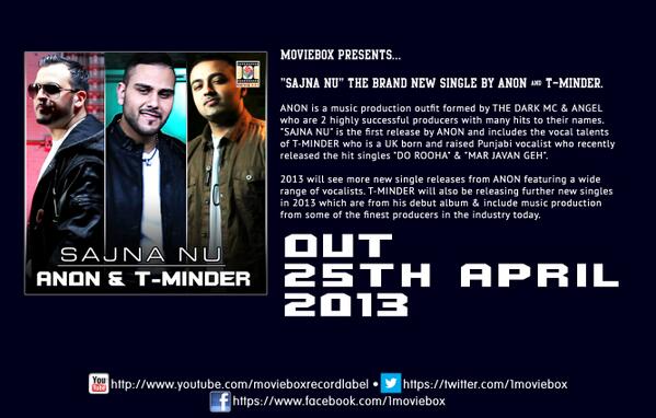 #SajnaNu Releasing 25.04.2013 youtube.com/watch?v=PZF-KM… <a href="/tminder/">T-Minder</a> <a href="/THEDARKMC/">the dark mc</a>  <a href="/I__am_ANGEL/">Angel</a> <a href="/1Moviebox/">MOVIEBOX</a> @VibeArtist
