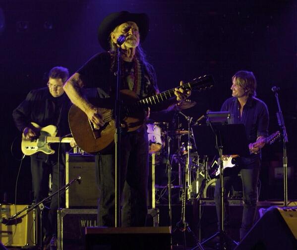 Willie and the boys! What a night! #A4TH2013 #RebelsandRenegades