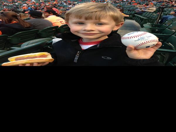 DKSavGA's tweet photo. Thanks @Evan3Longoria !!!  Toss my little man the ball pregame then hit a homer in the first... #goodkarma #karma http://t.co/AuY7ApJivR