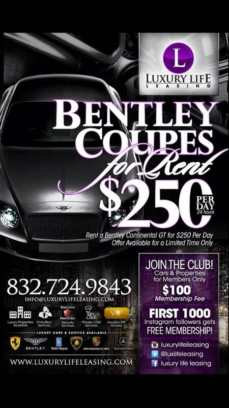 Anyone need luxury rental?