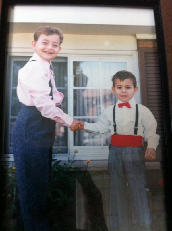 nickpeps11's tweet photo. My brother selling me a house at a very young age lol #tbt #bro #firsthouse http://t.co/DdWFPCFXPt