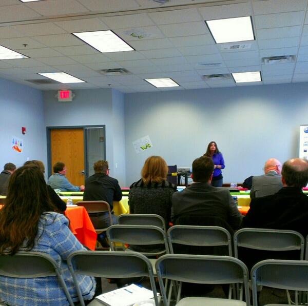 DataMartDirect's tweet image. Halfway through our #decodingbigdata seminars, currently approaching marketing through through social media!