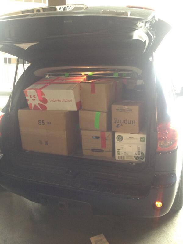 ODschulz's tweet photo. Truck is ready for a trip to Chicago #nsdc13 http://t.co/TDPXeWxkbU