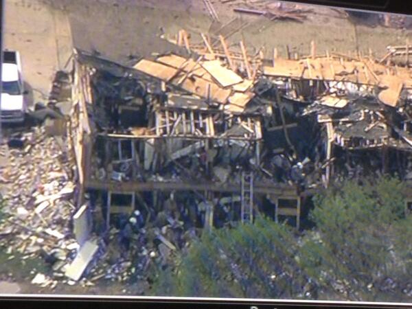 MegsKb2's tweet image. RT~“@AdeleArakawa: One of the buildings destroyed by the #plantexplosion in TX. Search continues for victims. #9news http://t.co/rGZHOLP46B”