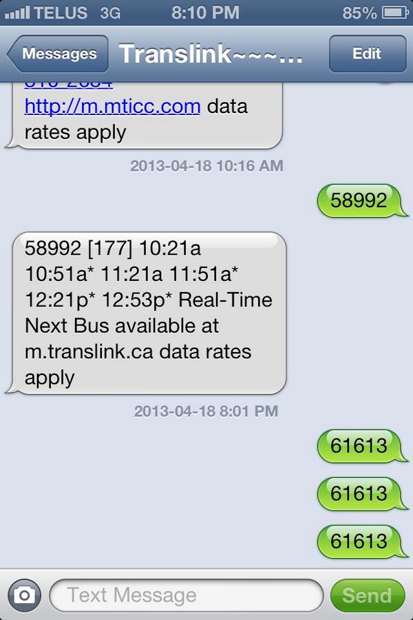 Ashreefish's tweet image. Dear translink. Stop slacking and tell me when my bus comes!! #transitproblems