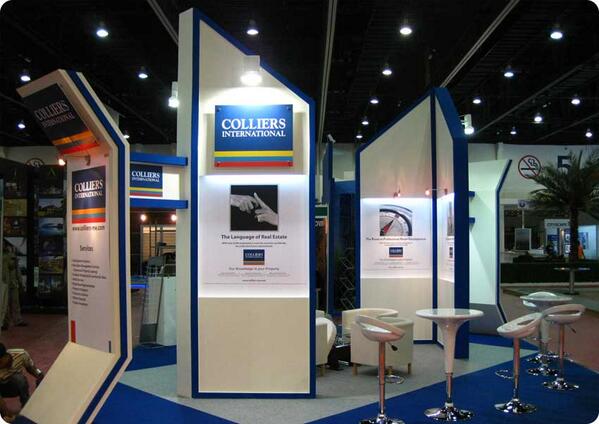 Collier real state exhibition stand was deliver at Dubai property show